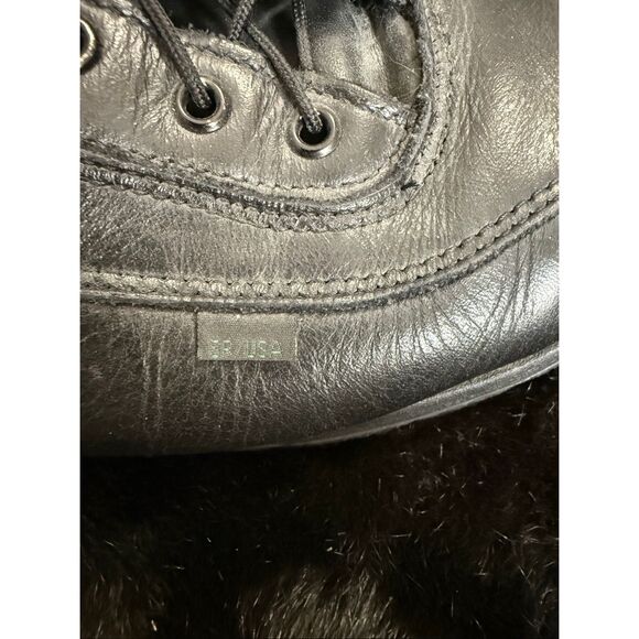 Thorogood Men\'s Double Track Oxfords Shoes Black Leather Slip Resistant 9.5 main image 4